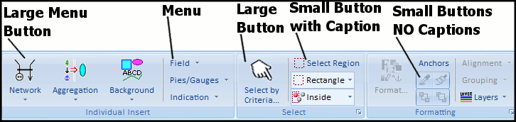 Ribbons User Interface