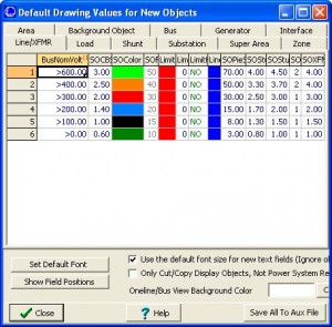 Creating Diagrams – Default Drawing Values » Knowledge Base » PowerWorld